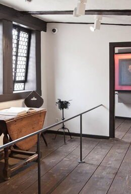 Die historischen Lutherstuben in der Dauerausstellung "Luther und die Bibel" im Lutherhaus Eisenach