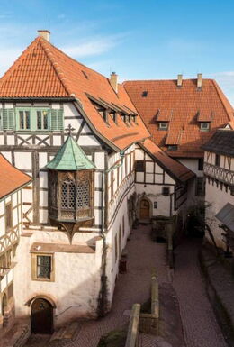 Blick auf den Innenhof der Wartburg